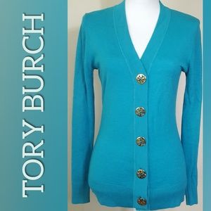 🔥Tory Burch Sweater Simone Cardigan Sz S